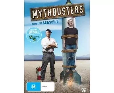 MythBusters  Complete Season 8 ( DVD 9 Disc Set ) Like New! Region 4 • $99.99