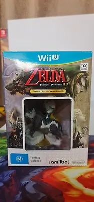 New Nintendo Wii U Game Legend Of Zelda Twilight Princess Limited Edition Amiibo • $145