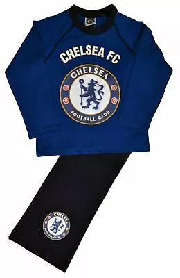 Chelsea FC Boys Pyjamas CFC Pjs Set Official Club Merchandise 4-5 & 5-6 Years • £8.99