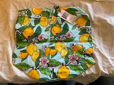 Vera Bradley NWT Ditty Bag In Cotton LEMON GROVE Yellow • $18