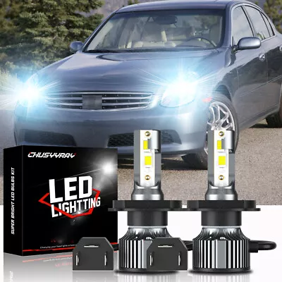 9003/H4 LED Headlight High-Low Bulb For Infiniti G35 Sedan 4-Door 3.5L 2003-2005 • $26.99