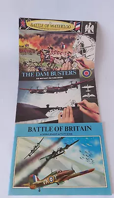 Instant Picture Book Battle Of Waterloo & The Dam Busters & Battle Of Britain- • £6.99