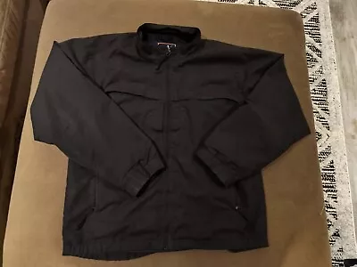 5.11 Tactical Black Full Zip Windbreaker Jacket Mens Size Medium M Packable EUC • $29.99