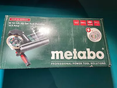 Metabo W 12-125 HD SET TuckPoint 5  Angle Grinder 600408690 • $299