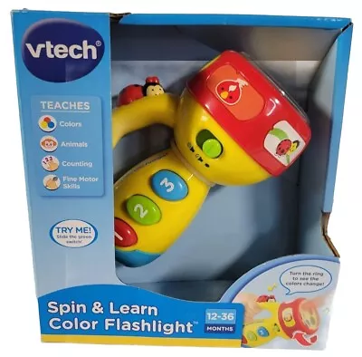 VTech Spin & Learn Color Flashlight - Yellow 12-36 Months Brand New In Package • $14.99