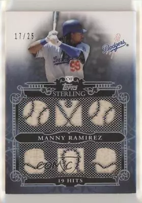 2010 Topps Sterling Sterling Stats Relics Six /25 Manny Ramirez #SSR-26 • $52