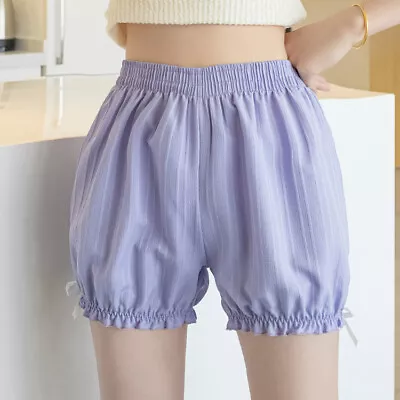 Safety Panties Safety Shorts Under Skirt Shorts Pants Women Cute Bloomers Lace • £15.99