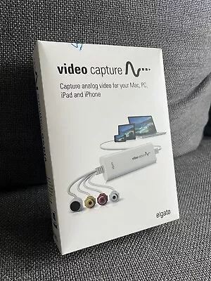 Elgato Video Capture - Digitise Video For Mac PC Or Ipad USB 2.0 White • £80