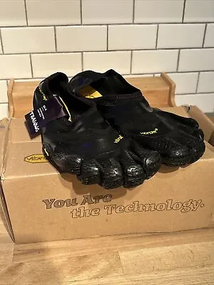 Vibram Fivefingers EL-X Knit Black Womens EU Sizes 40 USA 8-8.5 NEW • $89.99