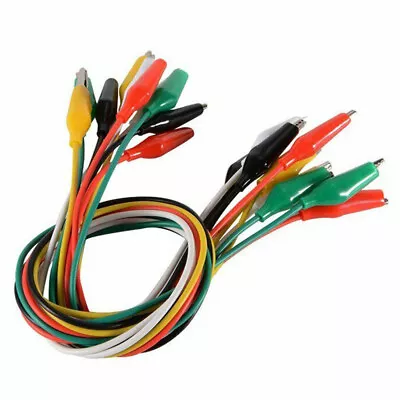 10PCS Electrical Alligator Clips Test Lead Jumper Wire Crocodile Cable Wire 2023 • $6.96