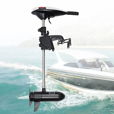 $128 • Buy 45LBS 12V Electric Outboard Trolling Motor Fishing Boat Kayak Engine Brush Motor