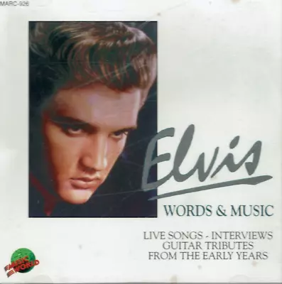 Elvis Presley - Elvis: Words & Music CD - Live SongsGuitar Tributes Interviews • $4.99