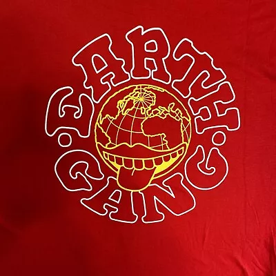 Earthgang T Tee Shirt Men’s Size XL Red Globe Face Band Man Head LLC NWT • $14.95