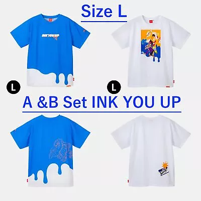Splatoon T-Shirt（Size：L） A &B Set INK YOU UP Nintendo Store Tokyo Osaka Limited • $87.87