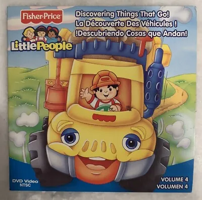 Fisher Price Little People - Discovering Things That Go Vol 4 DVD Very Rare OOP • $5.73