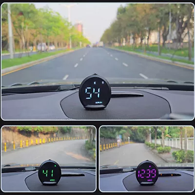 Car Digital GPS HUD Universal Head Up Display Kit HD Speedometer Overspeed Alarm • $35.09