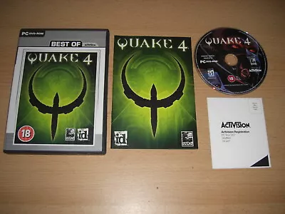 £4.15 • Buy QUAKE 4 Pc DVD Rom BO IV - FAST DISPATCH