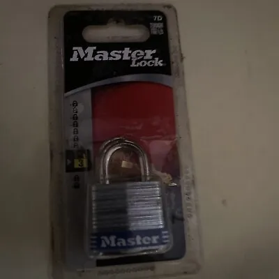 Master Lock 7D Padlock-Maximum Security-Small 11/8 W / 5mm Shackle-2 Keys - NEW • $12.90