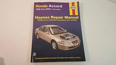 Haynes 42014 Repair Manual For Honda Accord 1998 - 2002 • $25