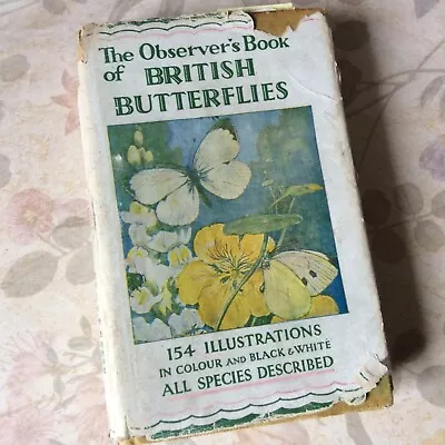 Observers Book Of British Butterflies 1947 DJ Hardback Book Warne • £14.99