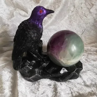 £45 • Buy Rainbow Fluorite Sphere With Stand