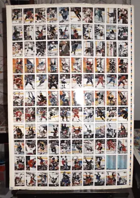 1996 - 1997 NHL PA Top Picks Uncut Sheets Topps Hockey 110 Cards • $45