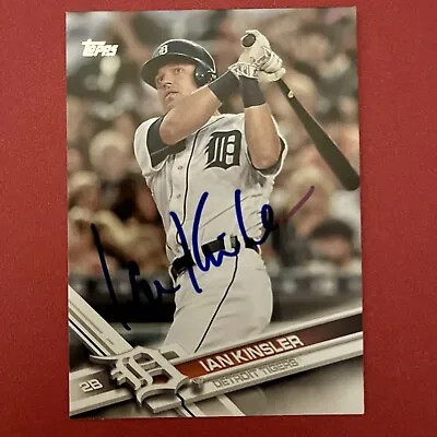 Ian Kinsler Signed Autographed 2017 Topps Card #501 - Tigers Rangers  • $24.99