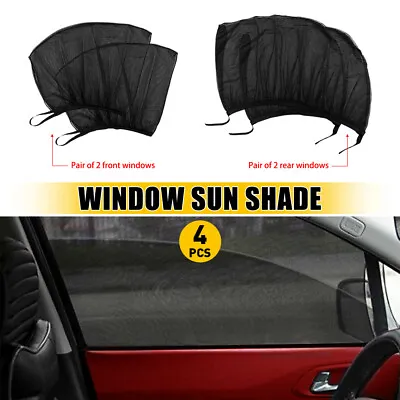 Universal Car Auto Window Sun Shade Screen Cover Sunshade Visor Self-Adhesive US • $14.99