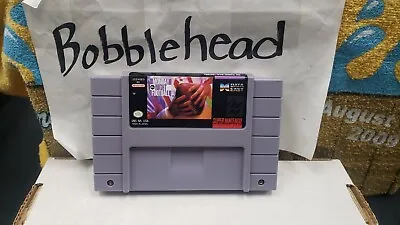 Authentic Abc Monday Night Football Super Nintendo Snes Video Game • $9.99