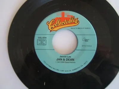 JAN & DEAN 45 - Jennie Lee  USA Re-issue • £4.99