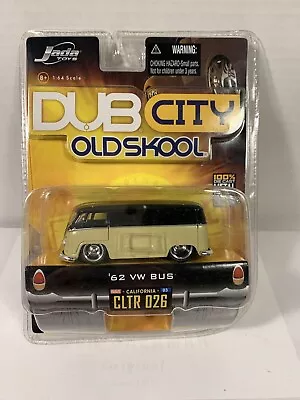 Jada 62 1962 VW Volkswagen Bus Dub City Old Skool Detailed Collectible W/RRs Tan • $15