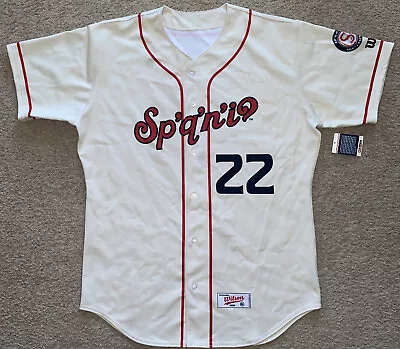 Spokane Indians XL Wilson Adult Replica Home Jersey Baseball Minor League • $100