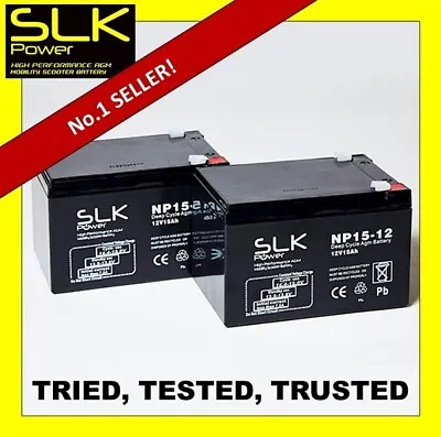 2 X (12volt) 12 24 33 36 40 50AH 55 75AH MOBILITY SCOOTER DEEP CYCLE BATTERIES • $60.01