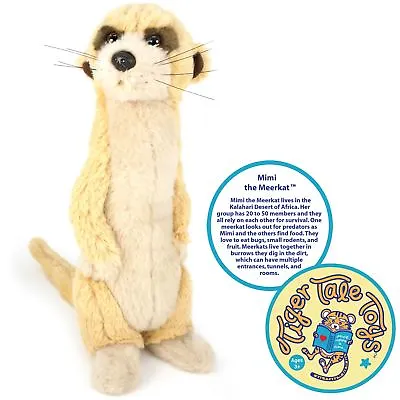 Mimi The Meerkat | 12 Inch Stuffed Animal Plush | By Tiger Tale Toys • $9.99