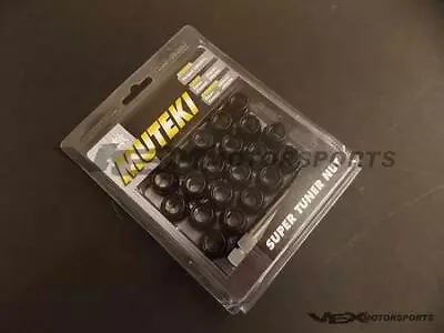 Muteki - Open Ended Lug Nuts W/ Key - 12x1.5mm - Black • $84.41