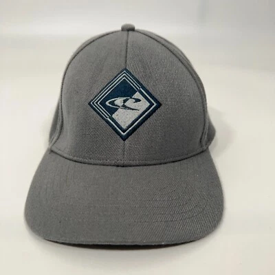 $6.25 • Buy O'Neill Mens Hat Snapback One Size Gray Logo Solid Baseball Cap Curved Brim