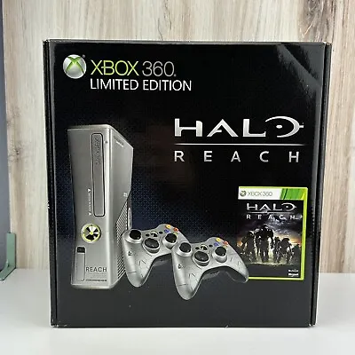 $2295 • Buy Microsoft Xbox 360 Halo Reach Limited Edition 250GB Silver Console NEW SEALED