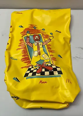 Vintage 1988 McDonald's Happy Meal Reusable Lunch Sack Bag - Ronald McDonald • $9.95