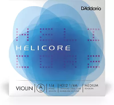 DAddario Helicore Violin String Set 1/4 Scale Medium Tension • $26.41