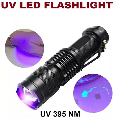 UV Ultra Violet LED Flashlight Blacklight Light 395 NM Inspection Lamp Torch AU • $14.99