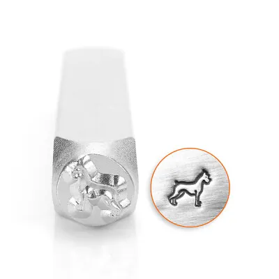 Boxer ImpressArt Metal Design Stamp- Dog Canine Perro Steel Hand Punch Jewelry • $8