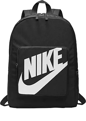 £23.99 • Buy Nike NEW Classic Rucksack Backpack Kids  School Bag Black/White