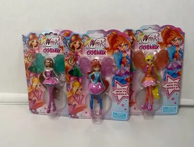 NEW WINX Club Cosmix Mini Figures Lot. Stella Flora & Bloom! • $30