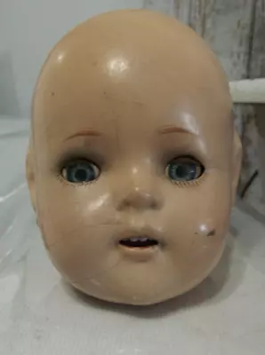 Vintage 1940s Composition Marked Alexander Princess Elizabeth Doll Head TLC • $18