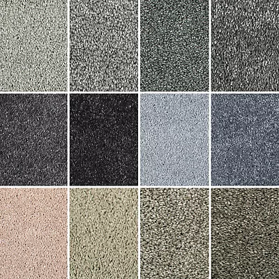 Carpet Saxony Luxury 19mm Thick Dense Fusion Soft ONLY 13.99/m² Lounge Bedroom • £111.92