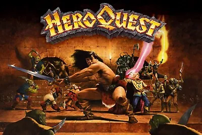 A3 Hero Quest  Board Game POSTERS 4 Man Cave Choose /multi Listing • £5.01