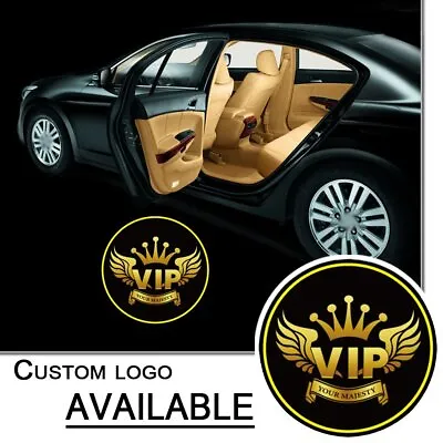 1Pair Led Auto Door Welcome Logo Golden VIP Projector Ghost Shadow Lights Lamps • $16.13