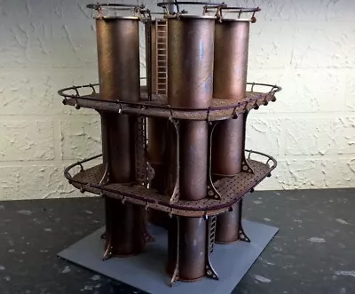 Quad Silos Scenery Table Top Wargame Infinity Wargaming Building Terrain 28mm • £24.99