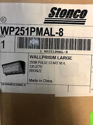 Stonco Light WP251PMAL-8 250W Metal Halide MH WallPack • $75