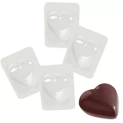 Make Your Own Chocolate Heart Moulds - Choose Size • £3.99